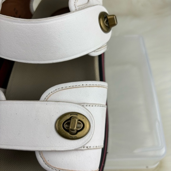 COACH TRAIL PLATFORM SANDALS SIZE 9B WOMANS - Picture 7 of 13